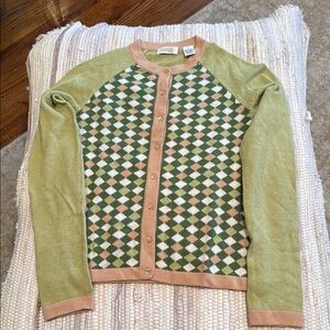 BARNEYS NEW YORK cashmere blend cardigan sweater Size S